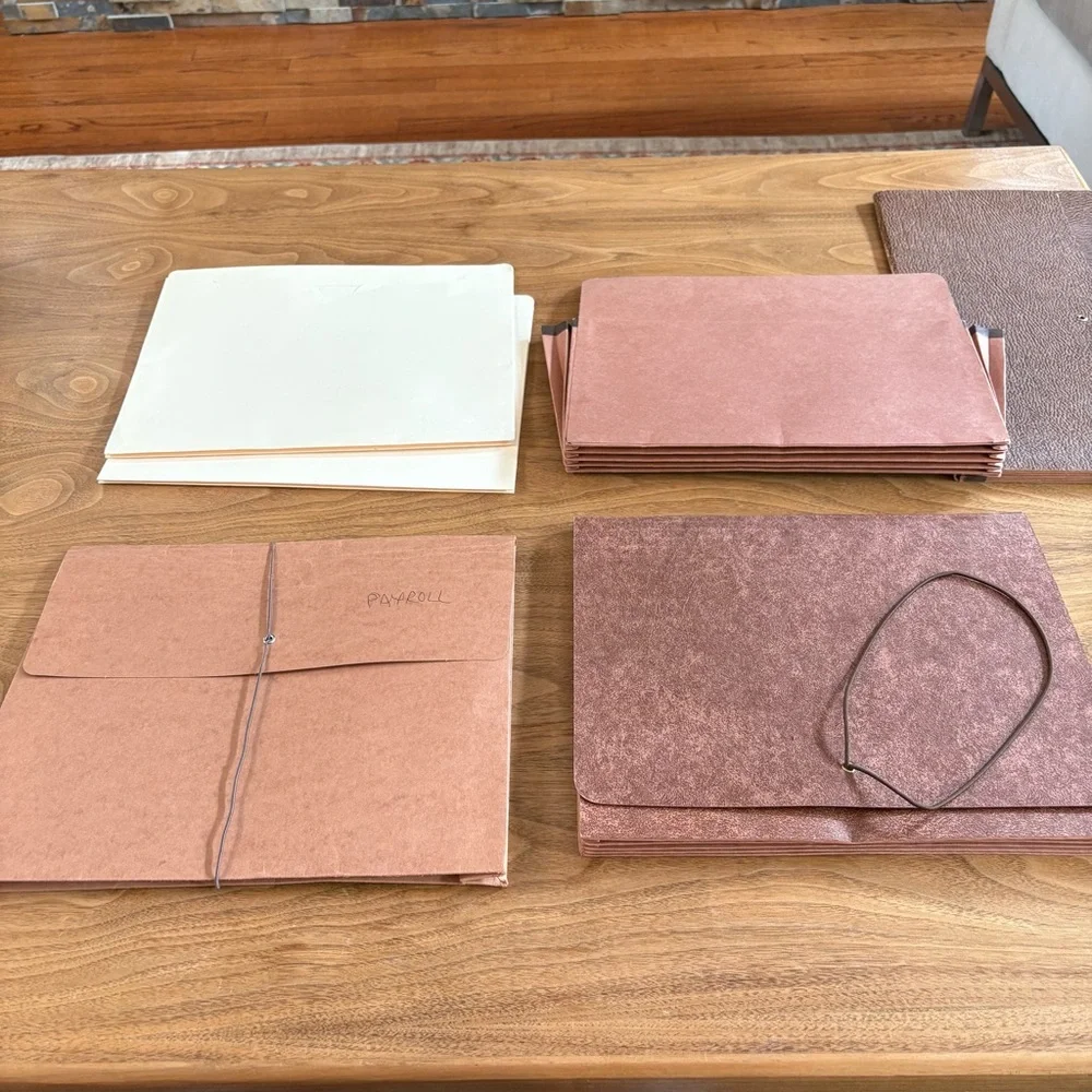 6 accordion folders